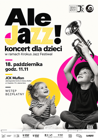 Plakat wydarzenia:  ALE JAZZ! – KONCERT DLA DZIECI 