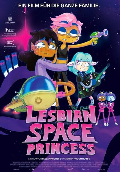 Plakat wydarzenia:  Lesbijska księżniczka z kosmosu (Lesbian Space Princess) 
